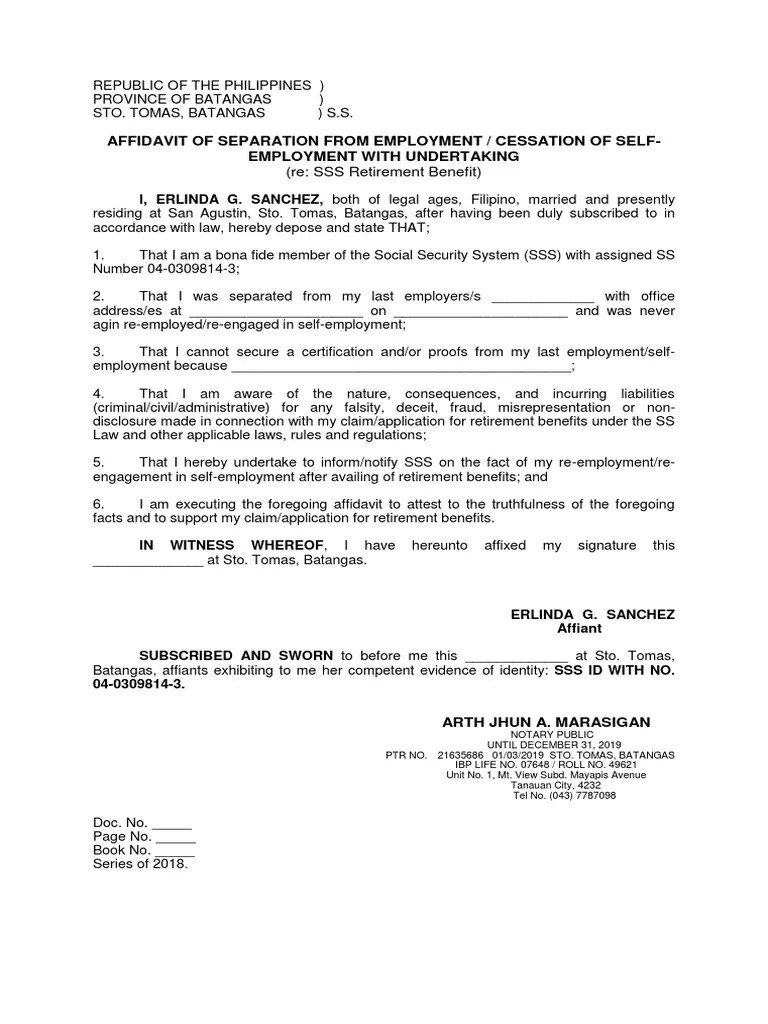 How precious you know if article are gsis member? Aff Pdf Affidavit Civil Law Common Law