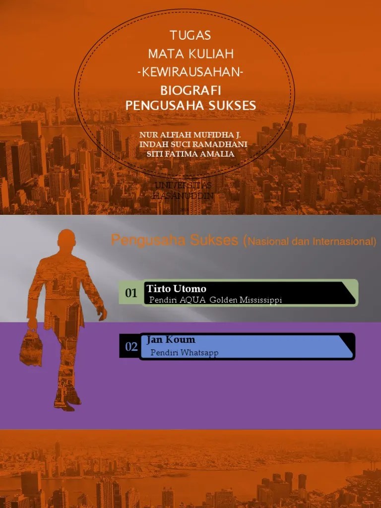 Biografi Pengusaha Sukses | PDF