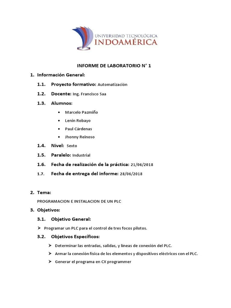 Practica PLC 1 | PDF | Controlador Lógico Programable | Software
