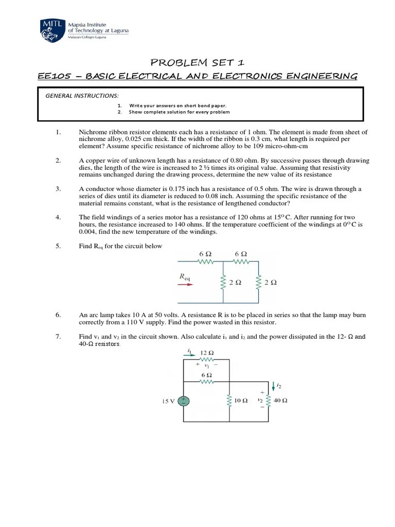 Problem Set 1 | PDF