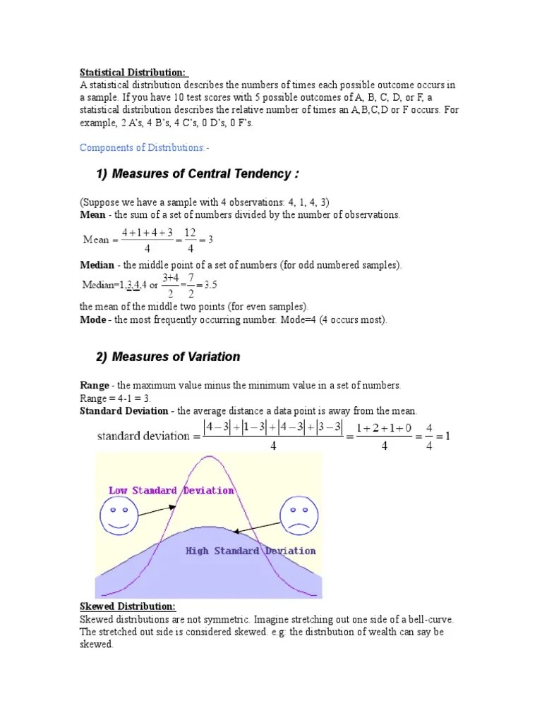Statistical Distributions Explained | PDF