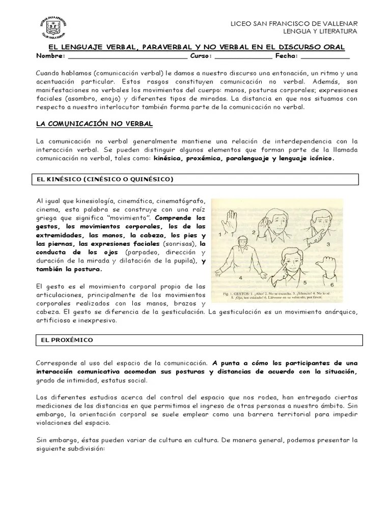 Comunicacion No Verbal | PDF