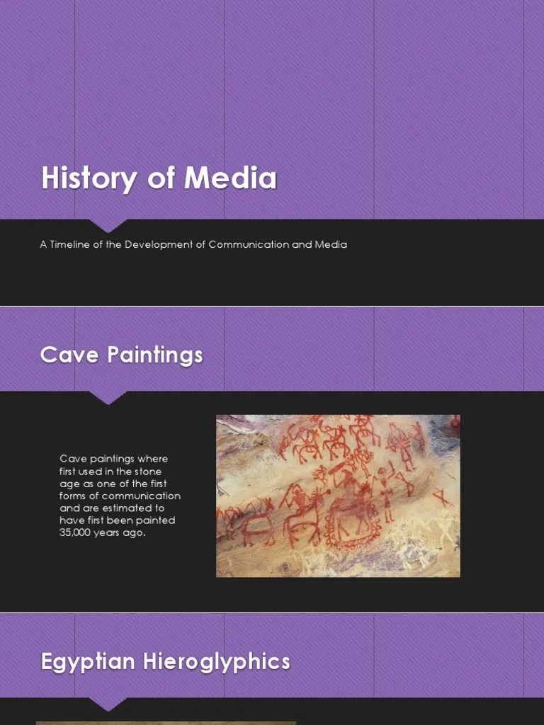 History Of Media | PDF | Mass Media | 3 G