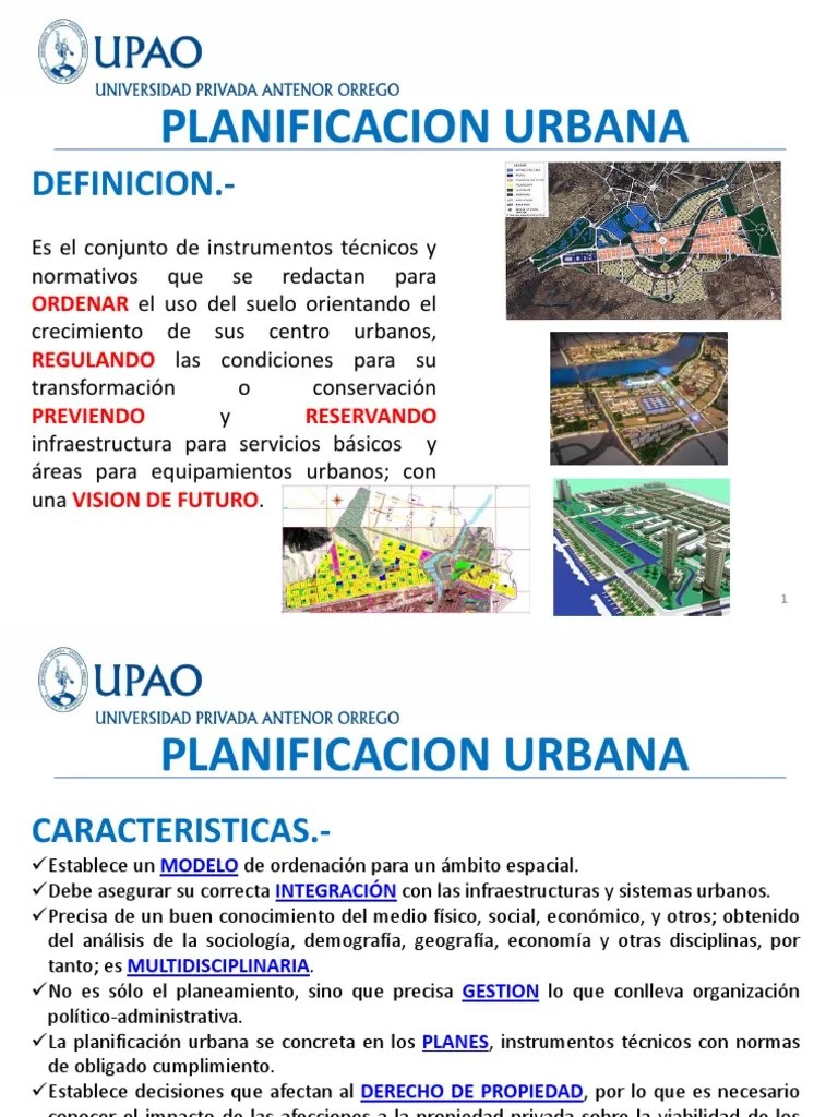 La Planificacion Urbana-Conceptos PDF | PDF | Planificación Urbana ...