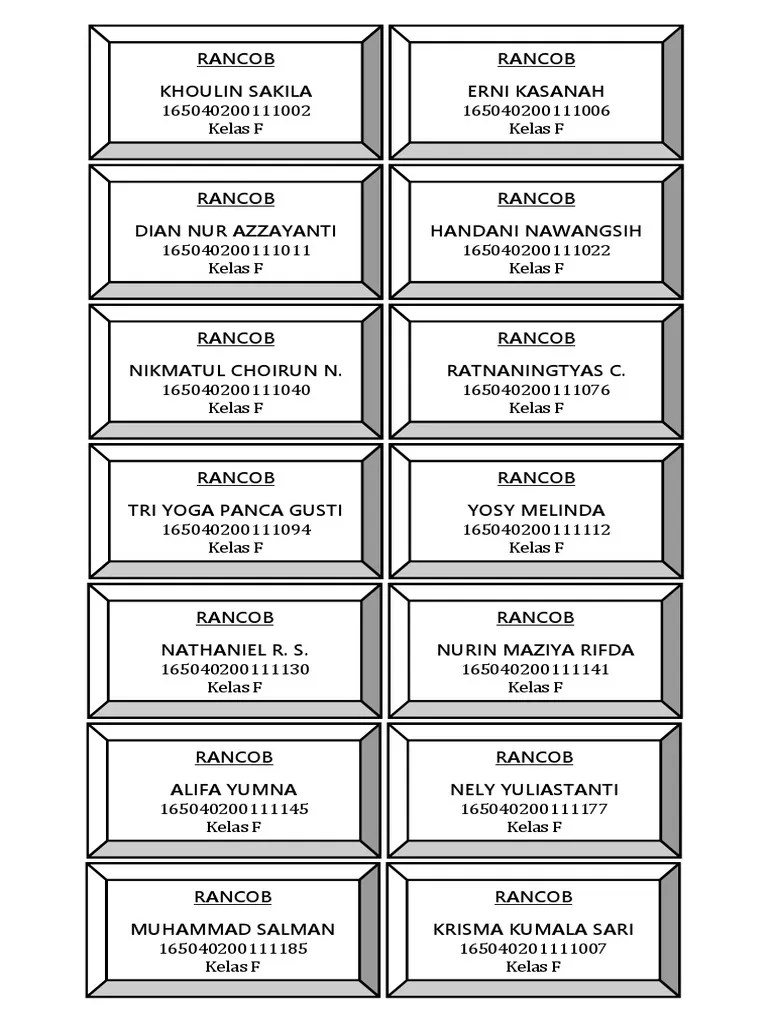 Bidang ilmu biologi dipakai sebagai landasan (platform) pembahasan bidang ilmu yang lain. Nama Kelas F Rancob Pdf