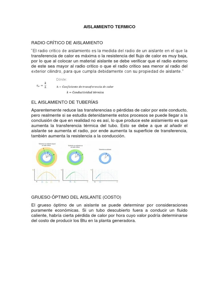 Aislamiento Termico | PDF | Aislamiento Térmico | Calor