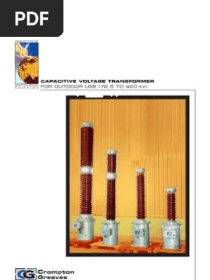 Capacitive Voltage Transformer 040126 Capacitor Transformer