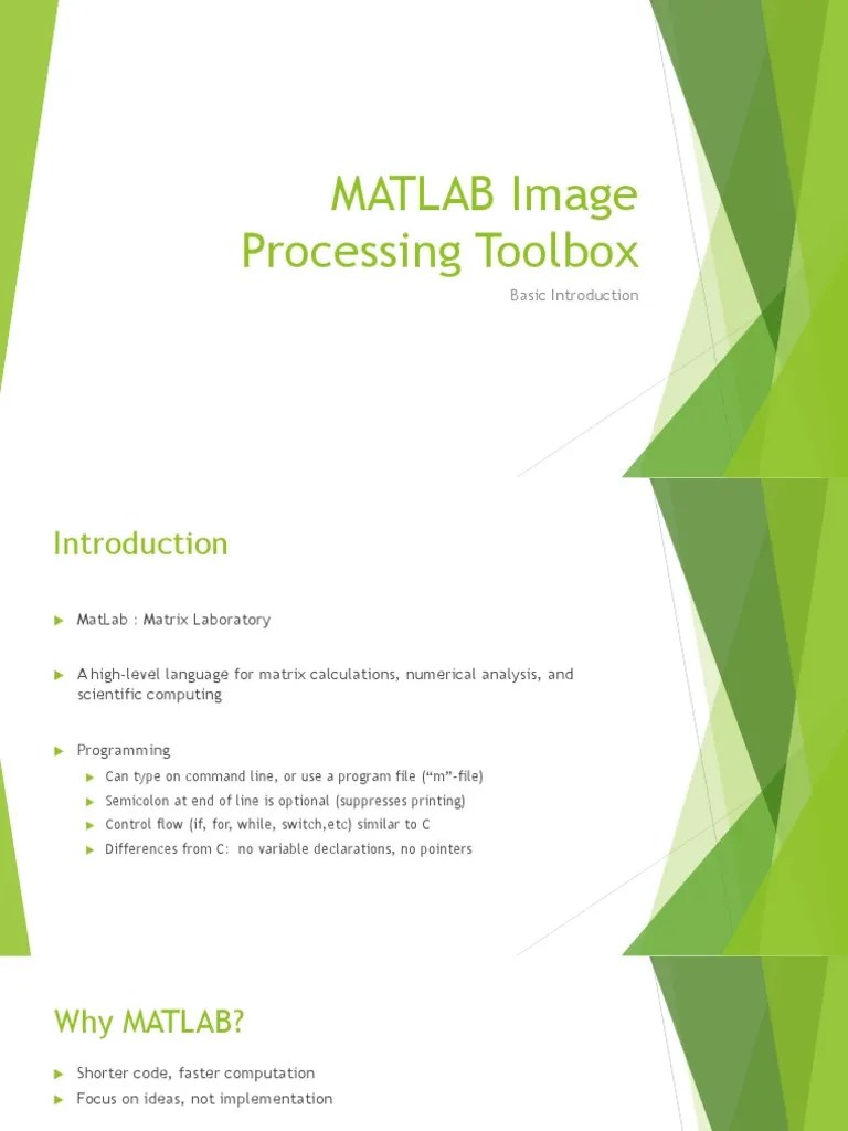 004 MATLAB Image Processing Toolbox | PDF | Matlab | Integer (Computer Science)