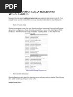 Isi Laporan Bab 3-4 Administrasi Perkebunan | PDF