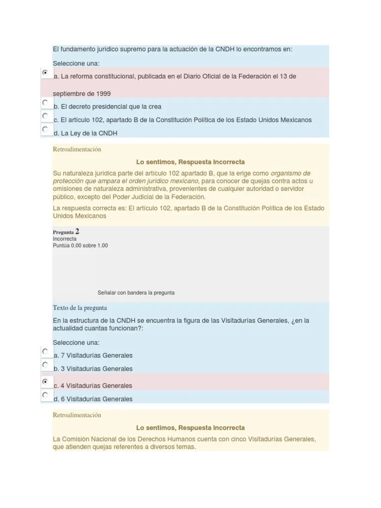 I don't have a cc so that's not possible. Examen Modulo 4 Curso Basico Derechos Humanos | Virtud
