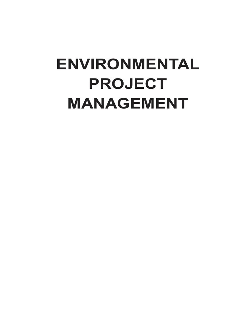 Environmental Project Management | PDF | Public–Private Partnership | Construction Bidding