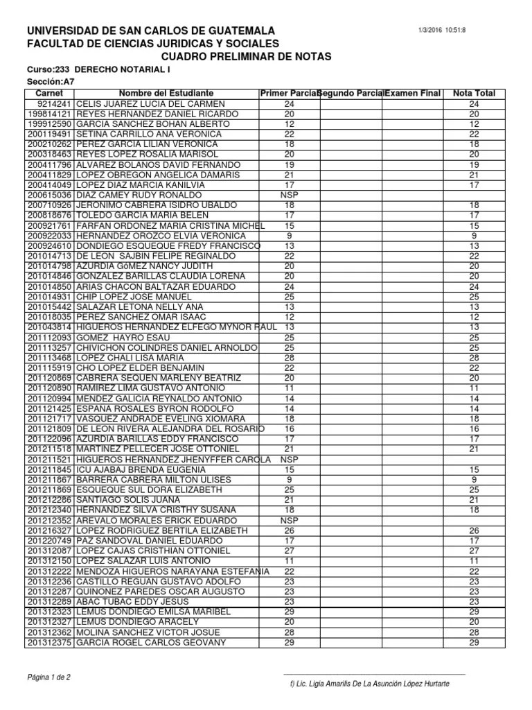 Primer Parcial Notarial PDF | PDF