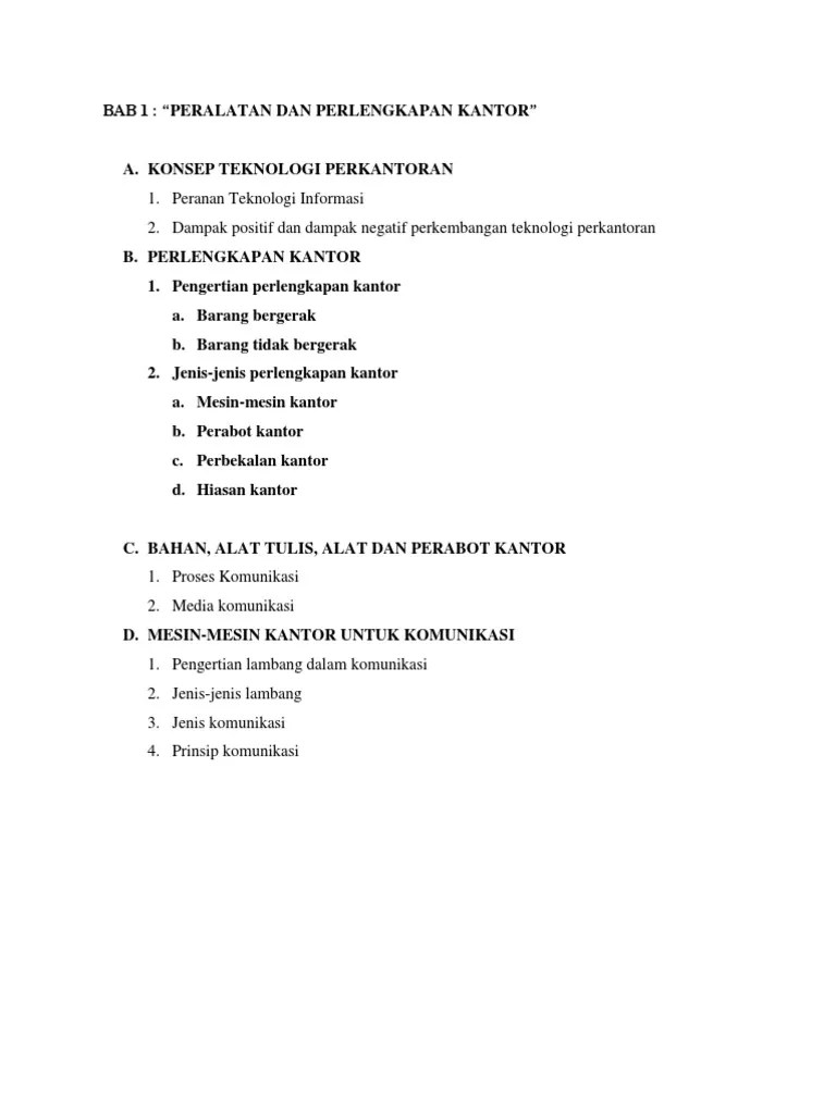 Rencana pelaksanaan pembelajaran (rpp) kompetensi keahlian mata pelajaran semester kelas kompetensi dasarmateri pokok. Materi Teknologi Perkantoran Kelas X