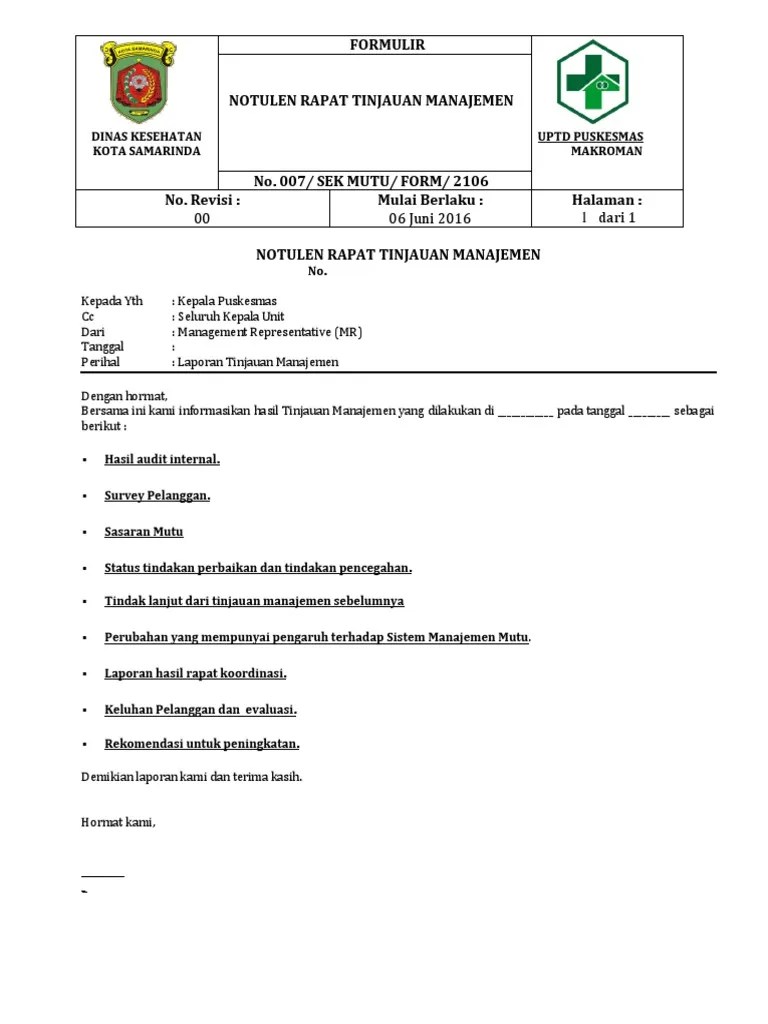 Manage and improve your online marketing. Contoh Notulen Rtm Pdf