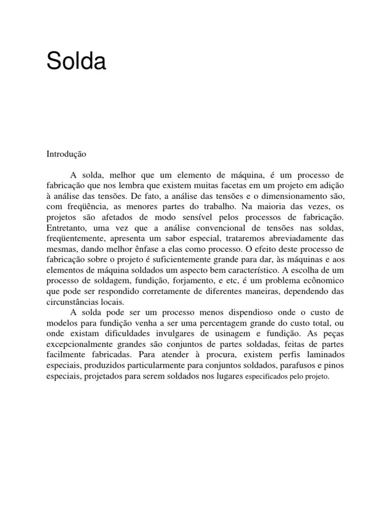 Simbolos De Soldagem | PDF | Fundição (metalurgia) | Estresse (Mecânica)