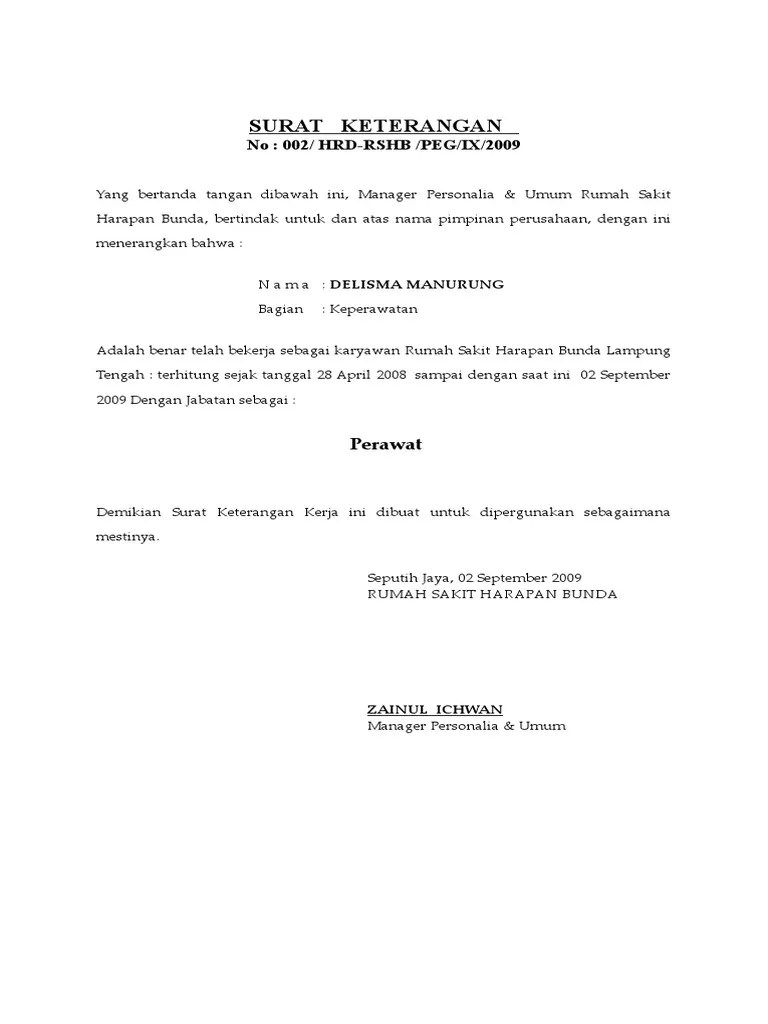 Hal ini juga berlaku bagi bisnis laundry kiloan ada proposal usaha yang harus dibuat untuk mendapatkan izin atau surat keterangan usaha dan . Surat Keterangan Kerja Pdf