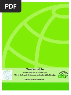 Sustainable Slum Upgrading In Urban Area W110 Slum Millennium Development Goals