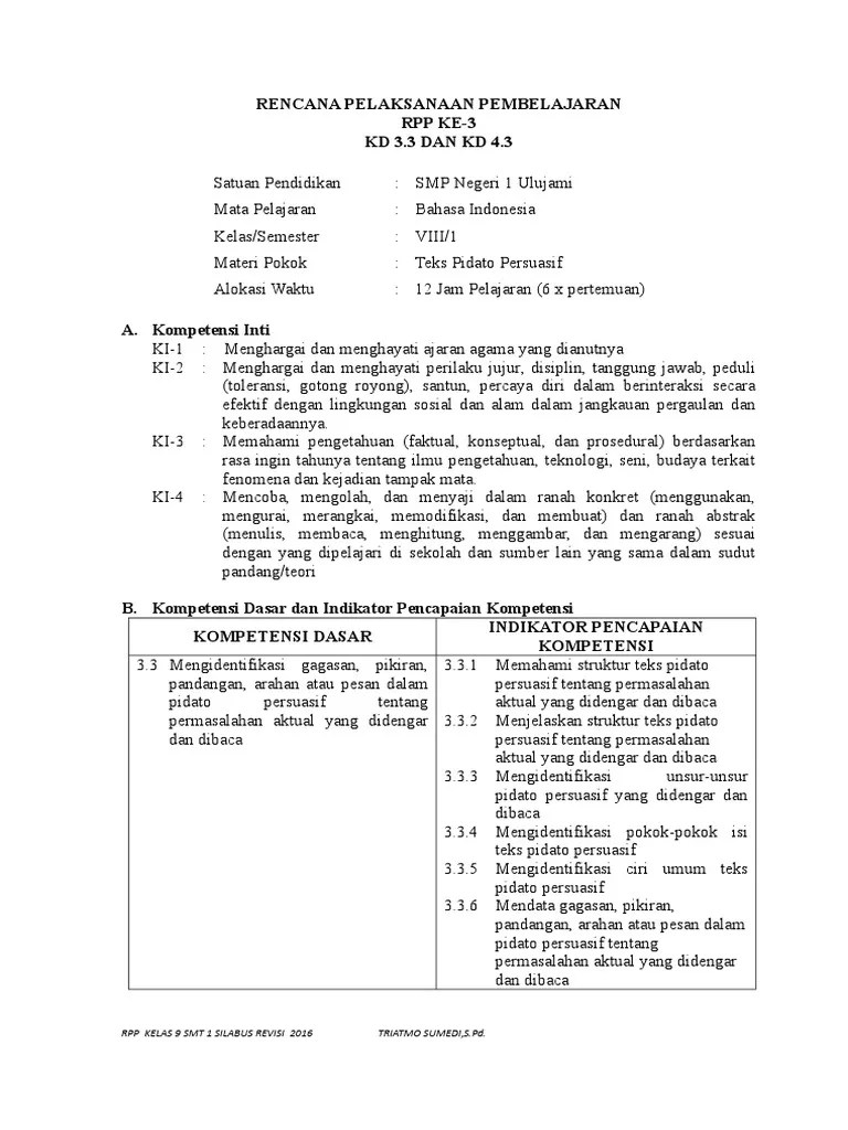 Soal Essay Tentang Pidato Persuasif Kelas 9 MasNurul