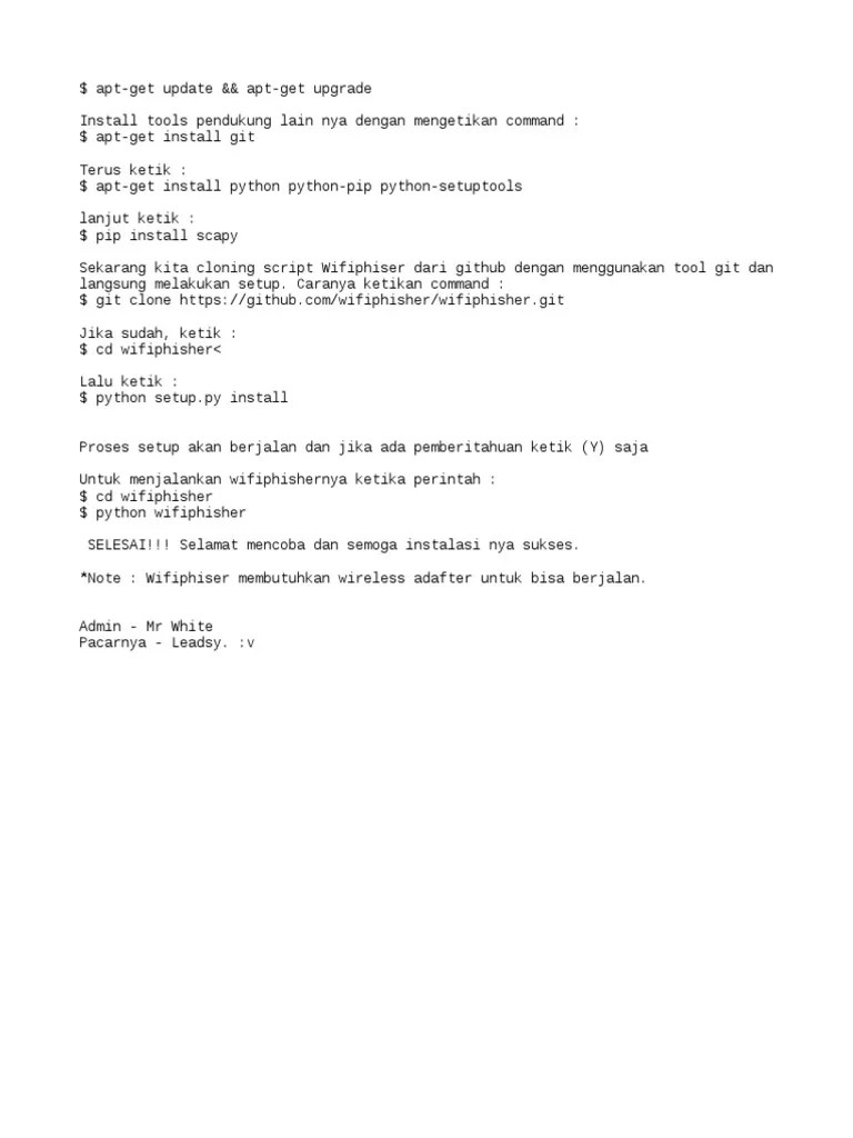 Dan sampai detik ini saya kapok menggunakan indosat. Cara Hack Wifi In Termux