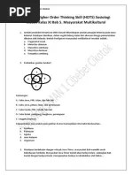 Perguruan tinggi ini terletak di sekaran, gunungpati, daerah dataran tinggi di bagian selatan kota semarang Soal Soal Higher Order Thinking Skill Hots Sosiologi Materi Kelas Xi Bab 5 Masyarakat Multikultural Pdf