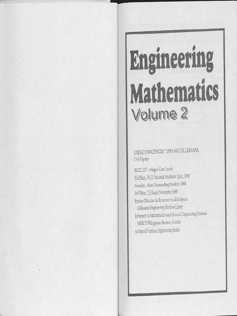 324401314 Engineering Math V2 By Gillesania Pdf Pdf