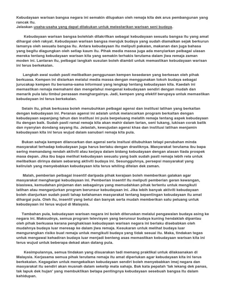Tema 4 kebudayaan kesenian dan estetika flip ebook pages 1 15 anyflip anyflip. Karangan Seni Dan Budaya Yahirctzx
