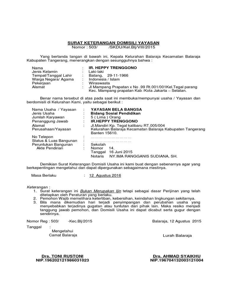 Surat Domisili Rt Untuk Daftar Sekolah / Ppdb Sman5kotatangsel Sch Id / Contoh surat lamaran kerja di sekolah swasta.