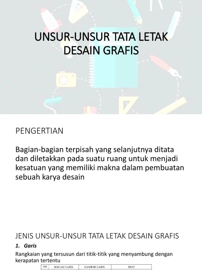 Slide powerpoint prinsip prinsip tata letak dasar desain. Kliping Unsur Unsur Tata Letak Pigura
