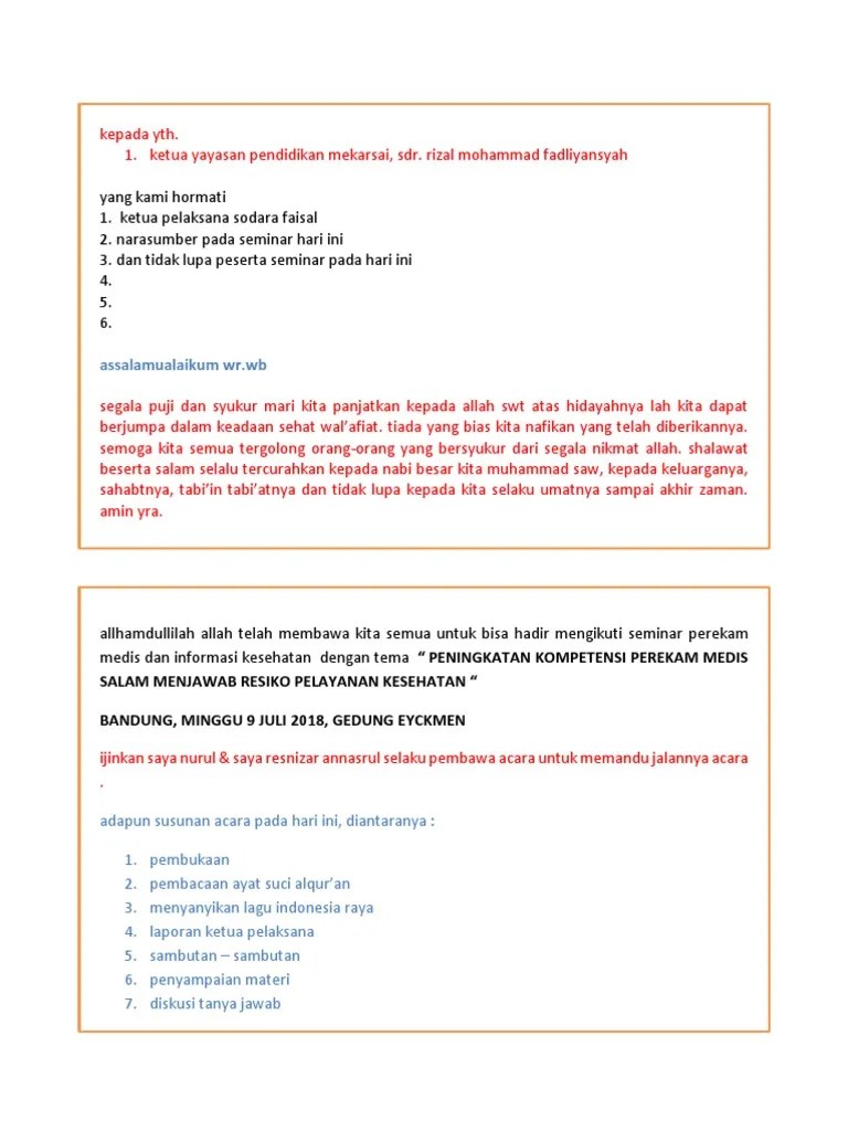 Contoh Cue Card Mc Pernikahan Irpan Maulana Kuda Putih Jahe dan lengkuas.