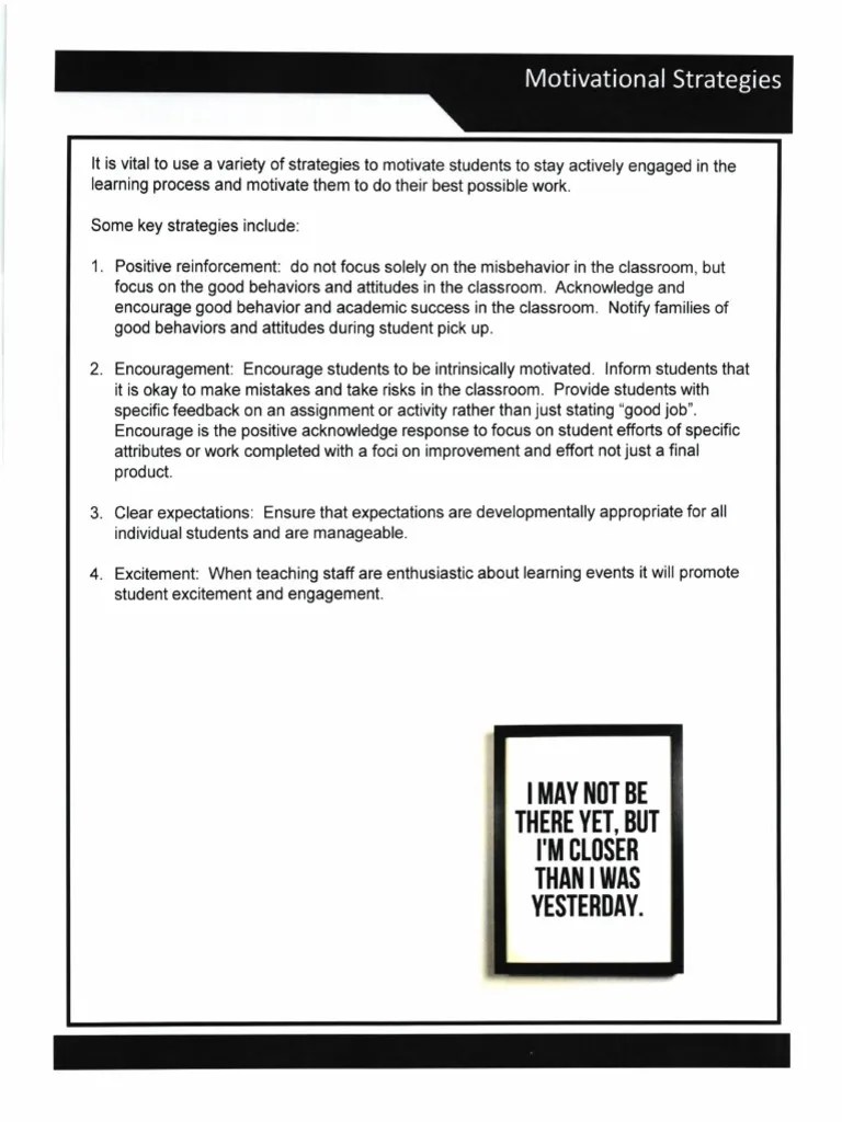 Motivationalstrategies | PDF