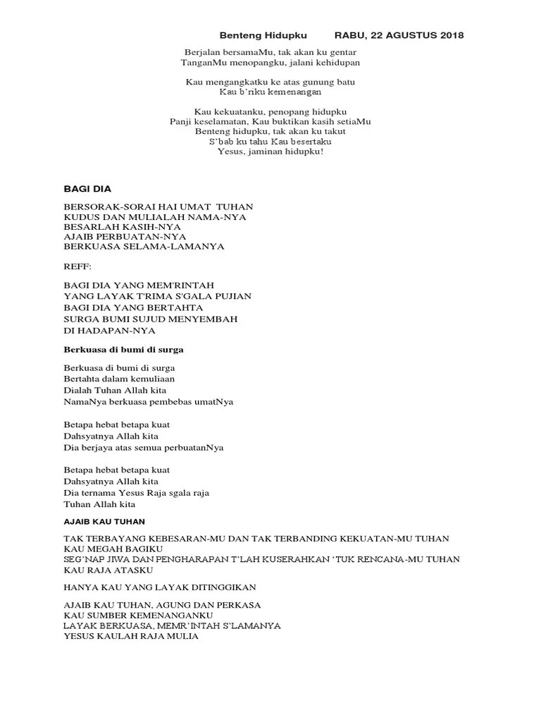 Lirik Lagu Rohani | PDF