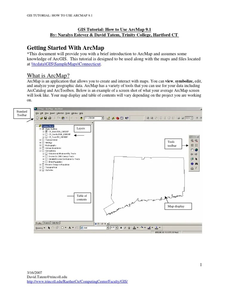 How To Arc Map | PDF | Arc Gis | Data