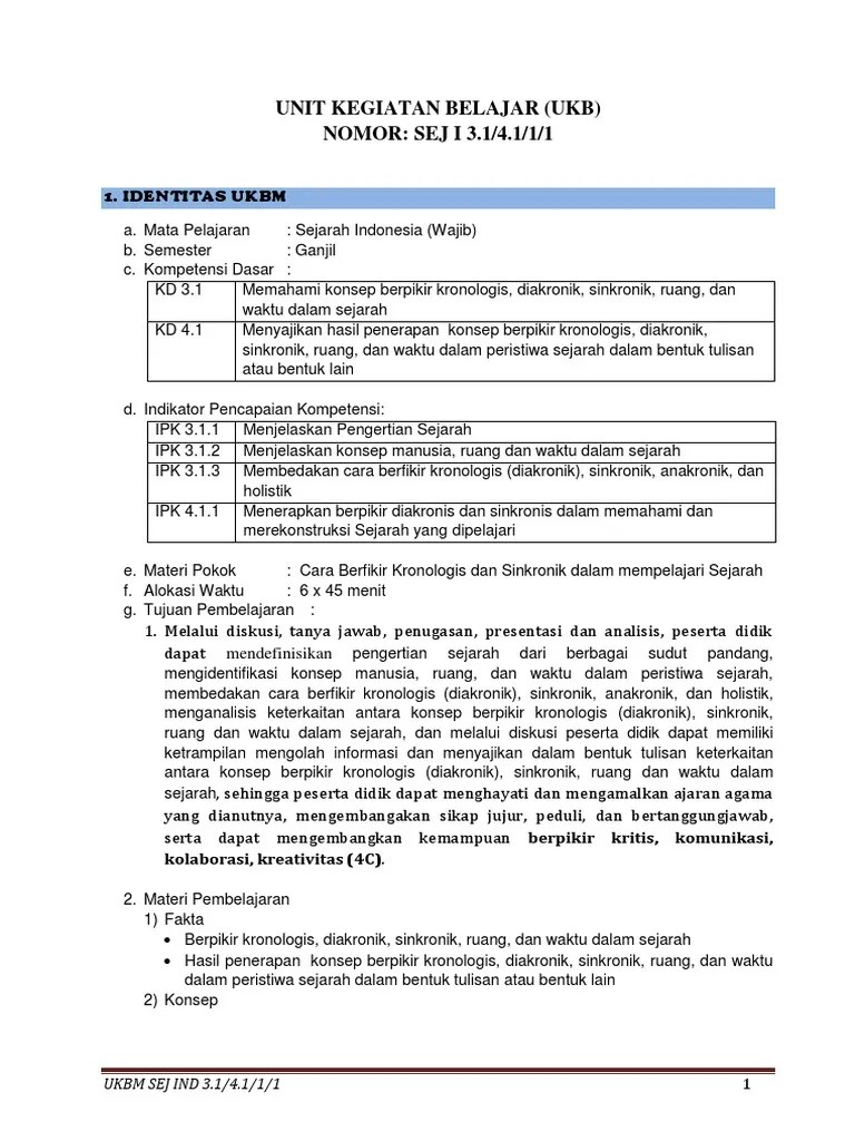 Tugas Sejarah 1A | PDF