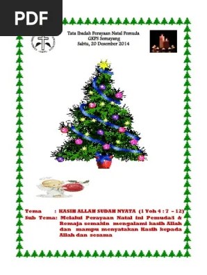 35 Ide Kumpulan Tema Dan Subtema Natal Pemuda Cute766