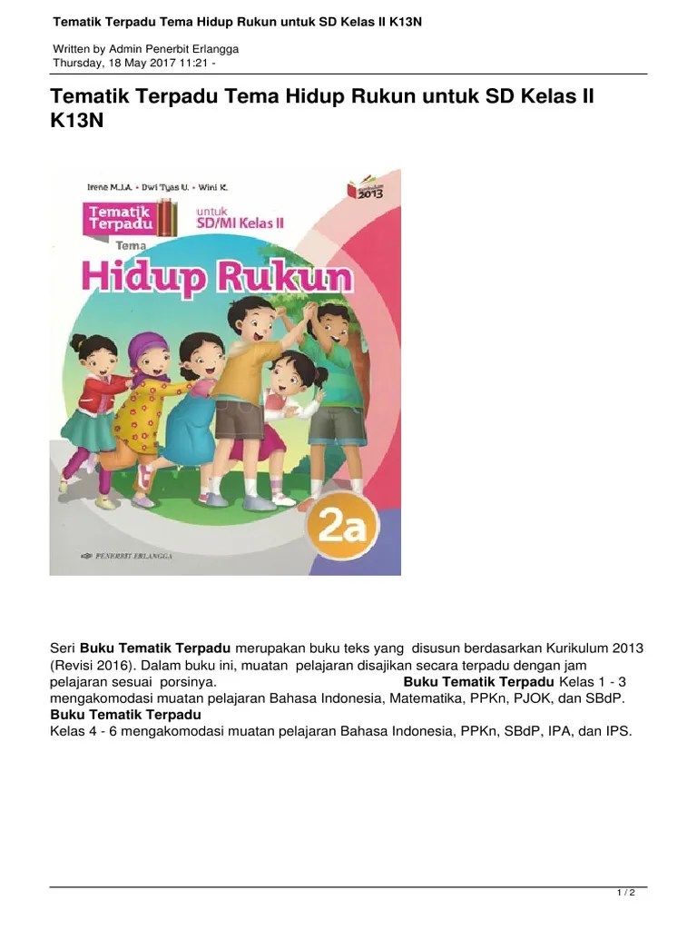 Download buku bupena kelas 3b. Buku Pelajaran Sd Kelas 3 Penerbit Erlangga Pdf Cara Mengajarku