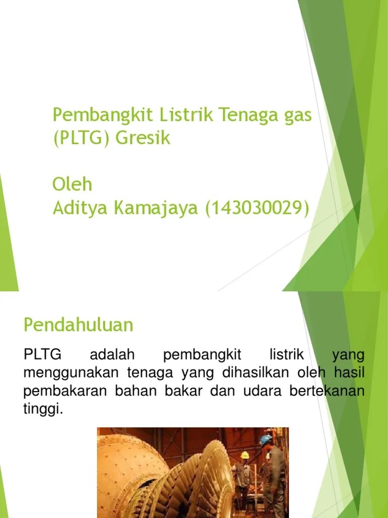Pembangkit Listrik Tenaga Gas (PLTG Gresik) | PDF