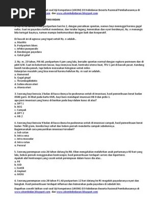Contoh Soal Tes Ukbi Pdf Jawabanku Id 