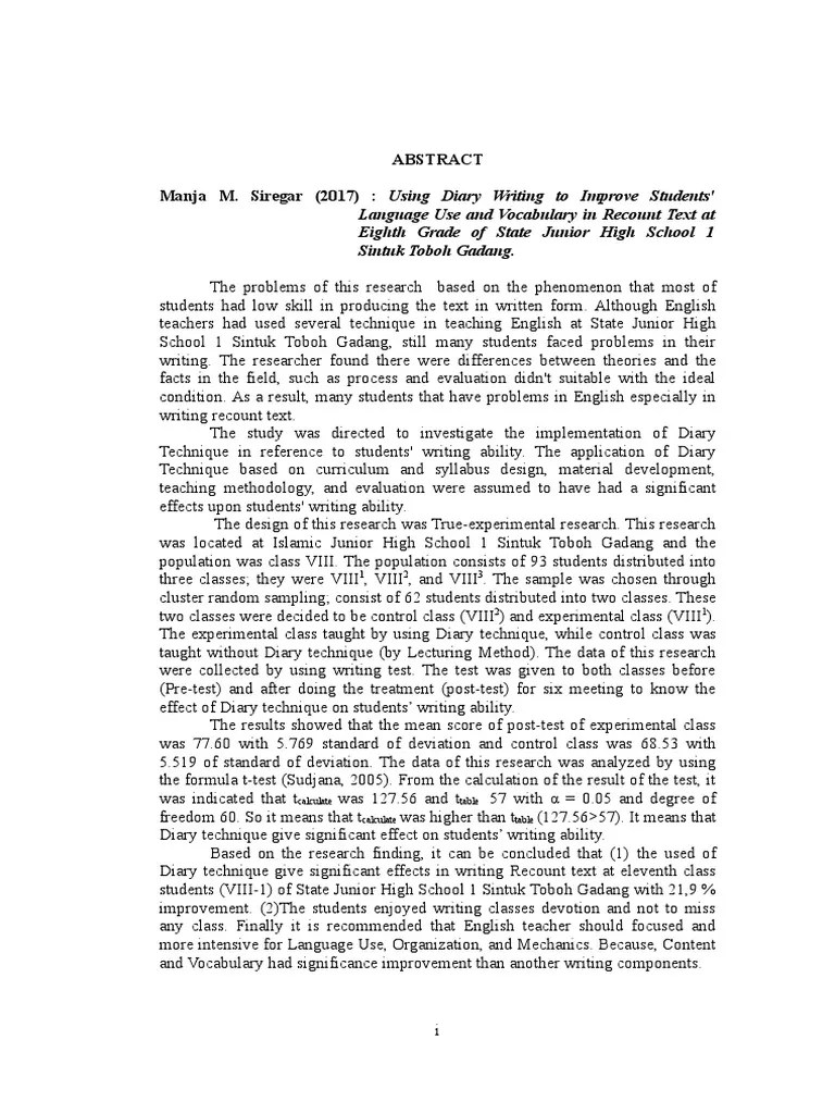 Contoh abstrak skripsi dalam bahasa inggris. contoh abstrak pada skripsi bahasa inggris dengan judul ...