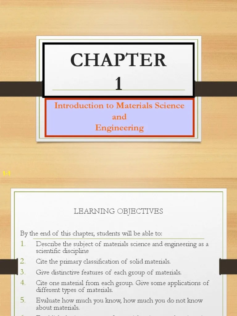 Introduction To Materials Science And Engineering | PDF | Materials ...