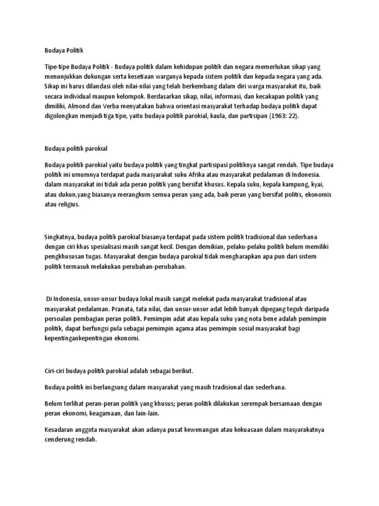 Ciri Ciri Sistem Politik Indonesia – Python