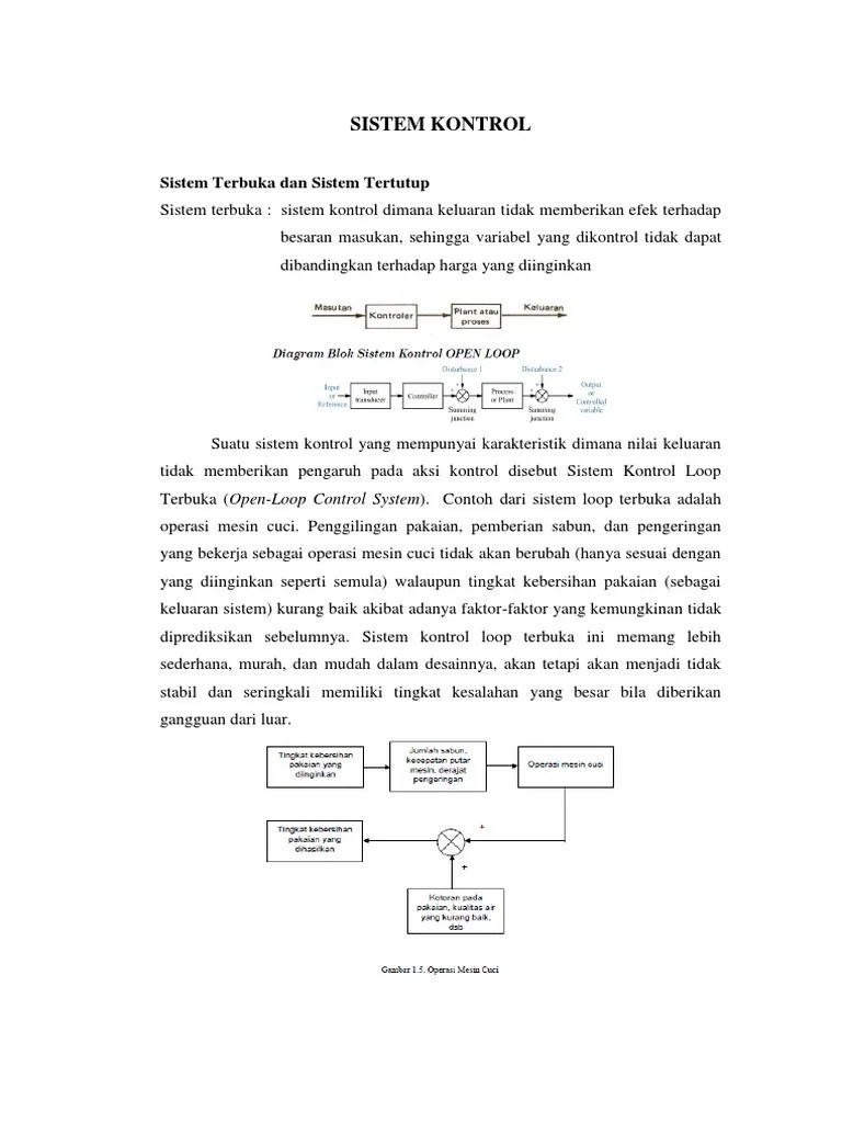 Open Loop Dan Close Loop Pada Pengendali | PDF