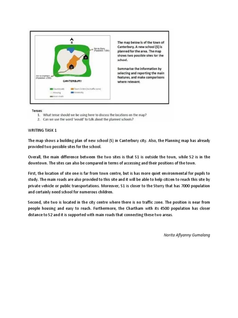 Contoh Soal Writing Task 1 Dan Jawaban | PDF