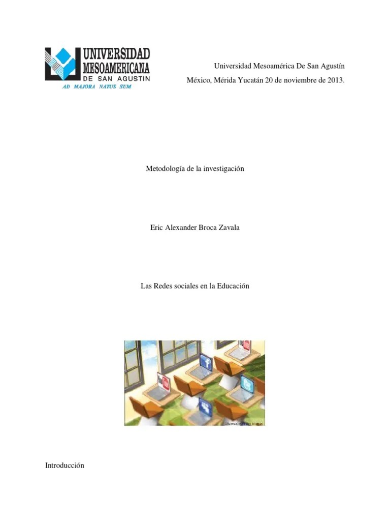 Las Redes Sociales En La Educacion | PDF | Servicio De Redes Sociales | Salón De Clases