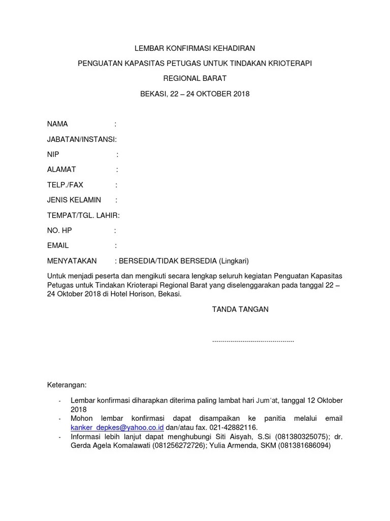 Pdf Lembar Konfirmasi Peserta Workshop Bali Feb Tata Bangunan Academia Edu 