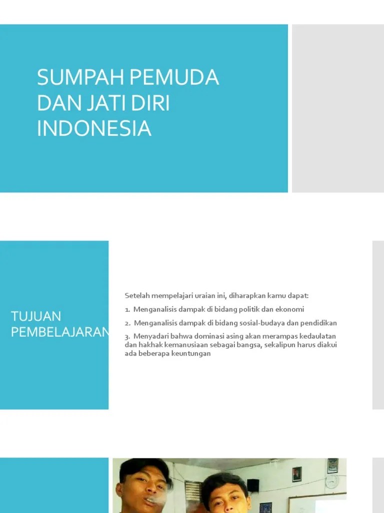 Sumpah Pemuda Dan Jati Diri Indonesia | PDF