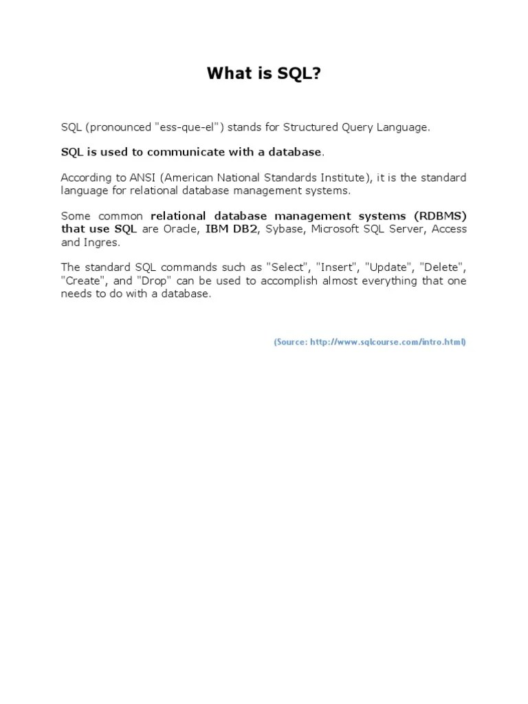 4-Simple SQL Queries | PDF | Sql | Databases