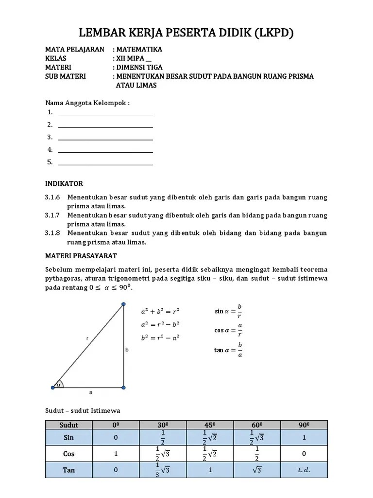 Efgh dengan rusuk 12 cm. Dimensi 3 Matematika Kelas 12 Belajar
