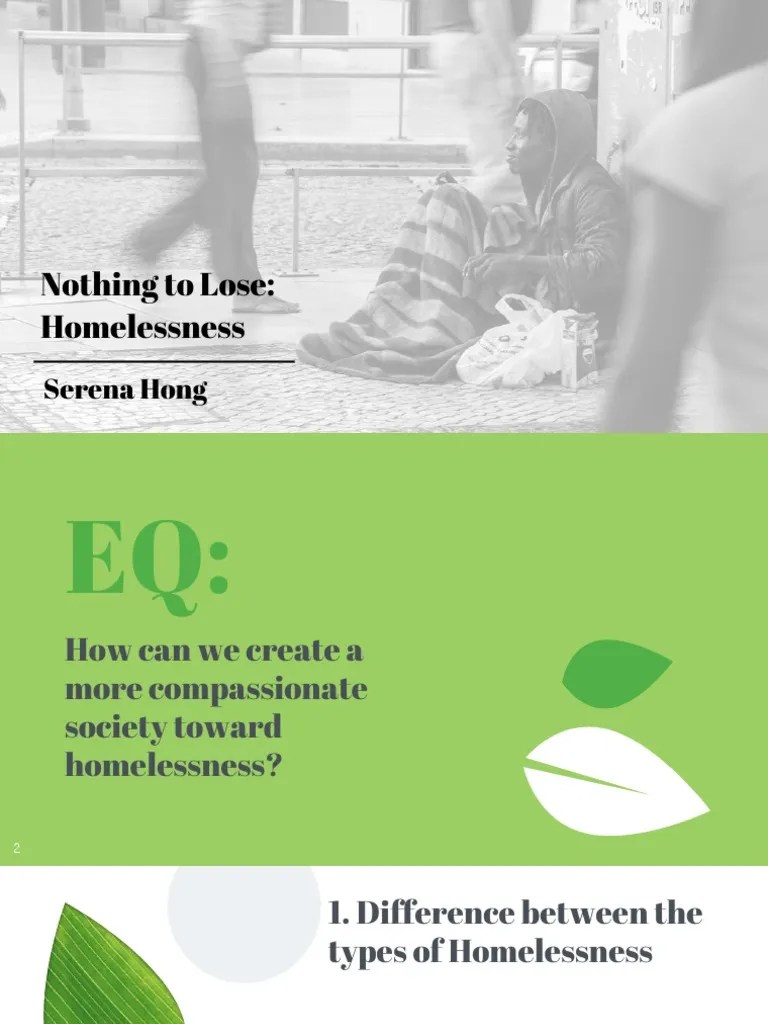 Homelessness Final Project Presentation | PDF