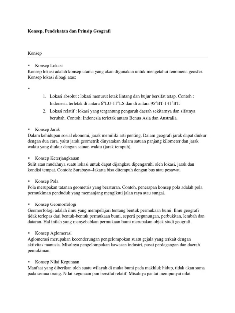 Bahan Makalah Geo | PDF