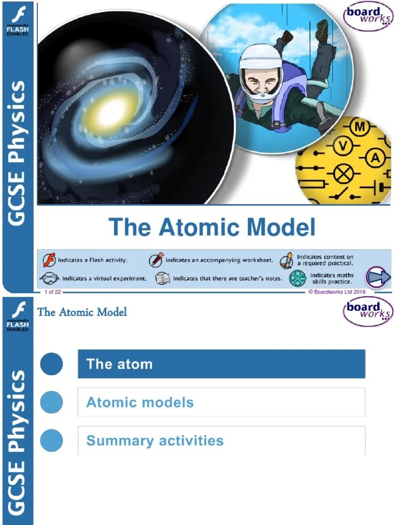 The Atomic Model | PDF | Atomic Nucleus | Atoms